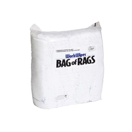 Workwipes Reclaimed White Institutional Linen in Bag 1 bag WIP594